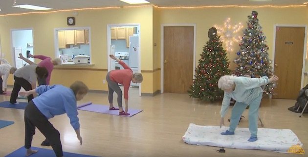 105 year old yoga instructor