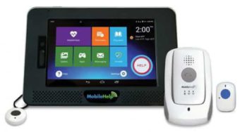The MobileHelp Touch is an in-home medical alert system with a tablet interface that enhances health and safety in the home.