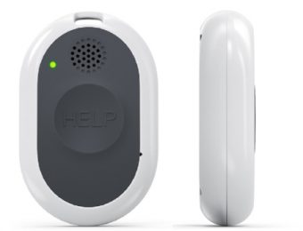 The new cellular medical alert system from Bay Alarm medical is water resistant and has fall detection capabilities.