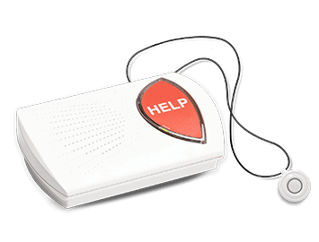 Medical alert base station and necklace