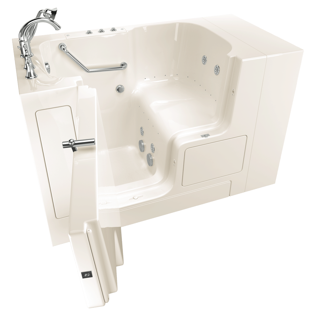 American Standard walk-in tub American Standard walk-in tubs have features to easy sore joints and aching muscles.