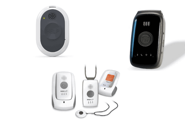 These are examples of cellular medical alert systems that can be taken anywhere with a cellular signal.