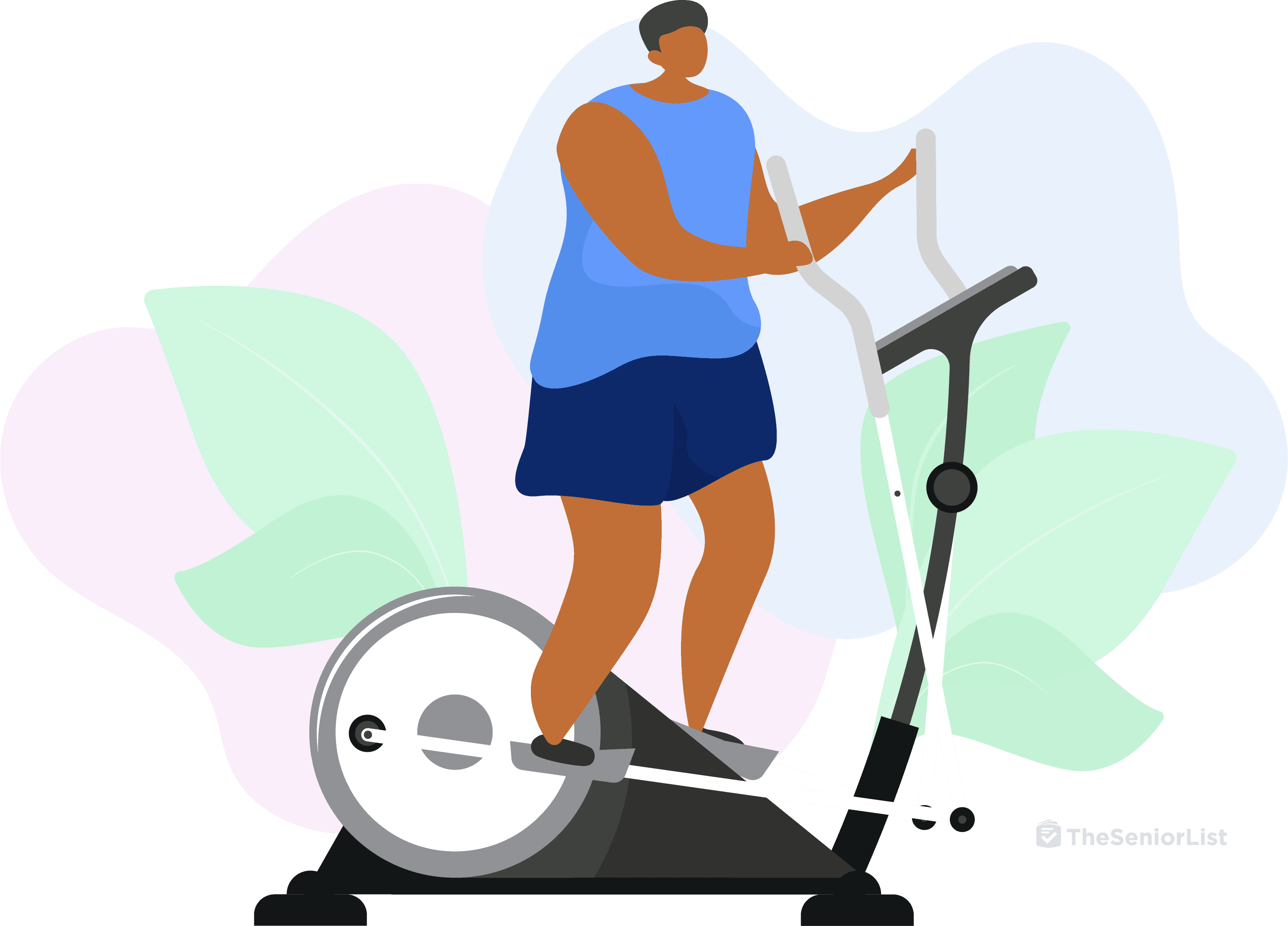 Person on Elliptical