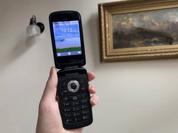 The ZTE 233 Cymbal Flip Phone is one of several options from Affinity Cellular.