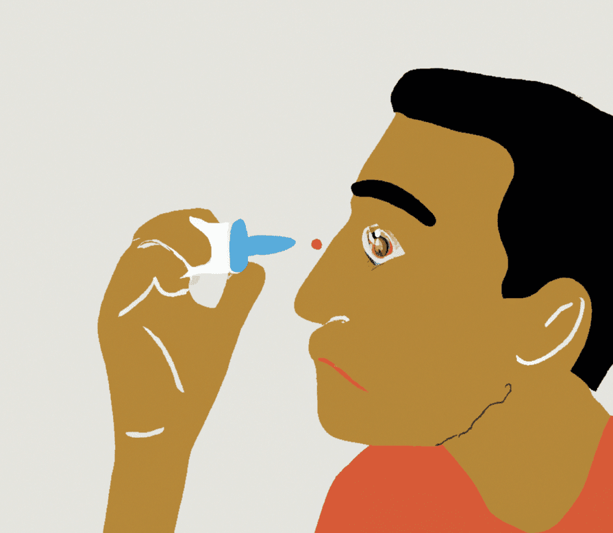 Eye Drops Illustration
