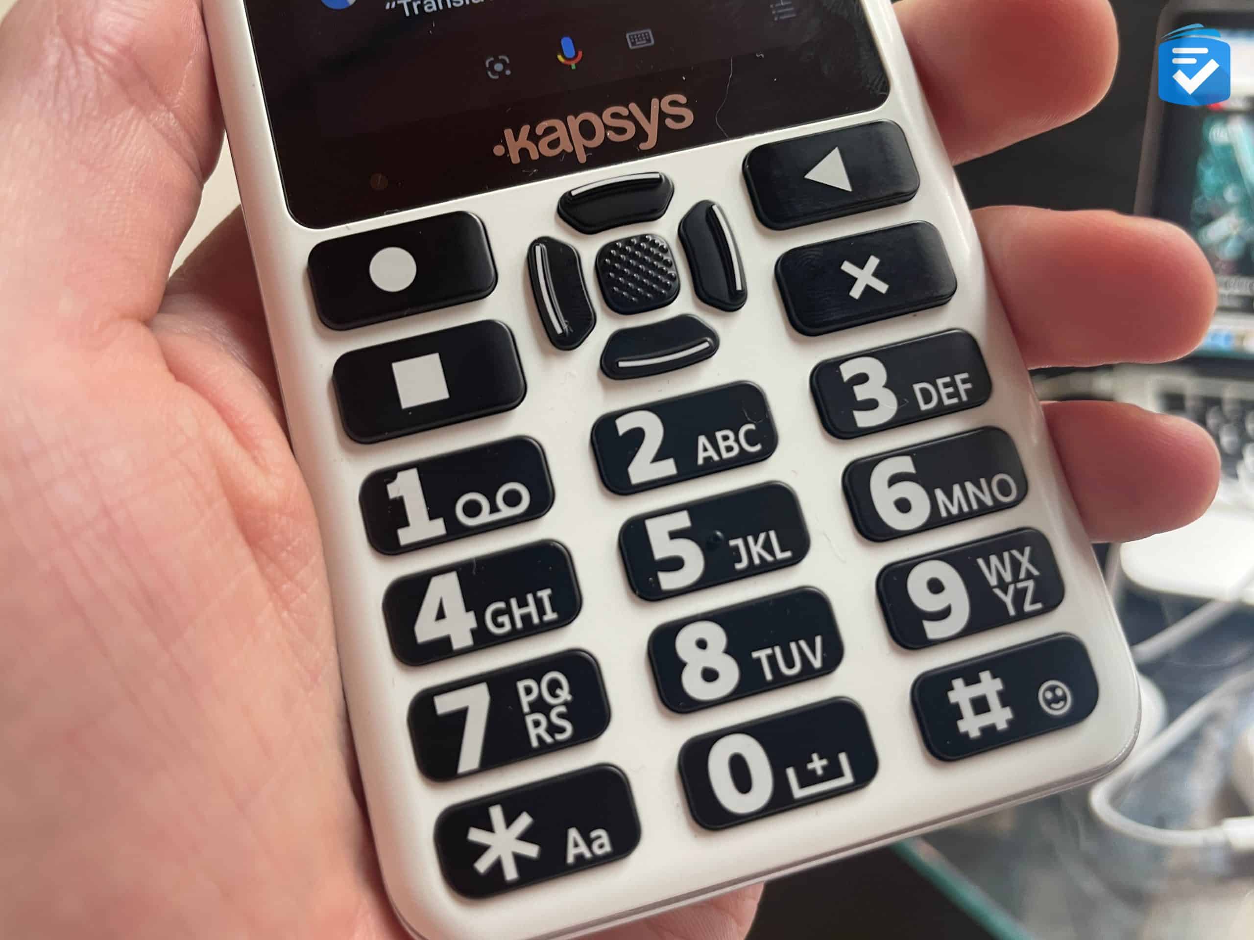 The SmartVision 3's alphanumeric keypad is comfortably large.