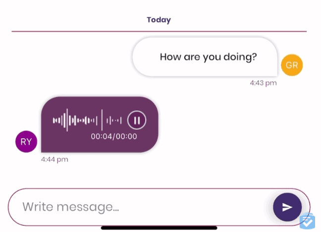 MGMove voice messages