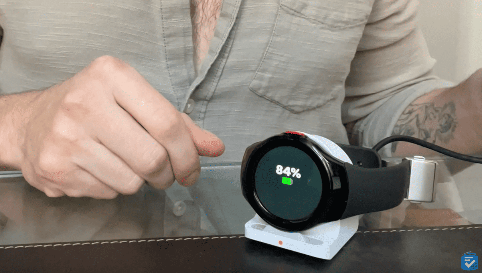 Charging the SOS Smartwatch