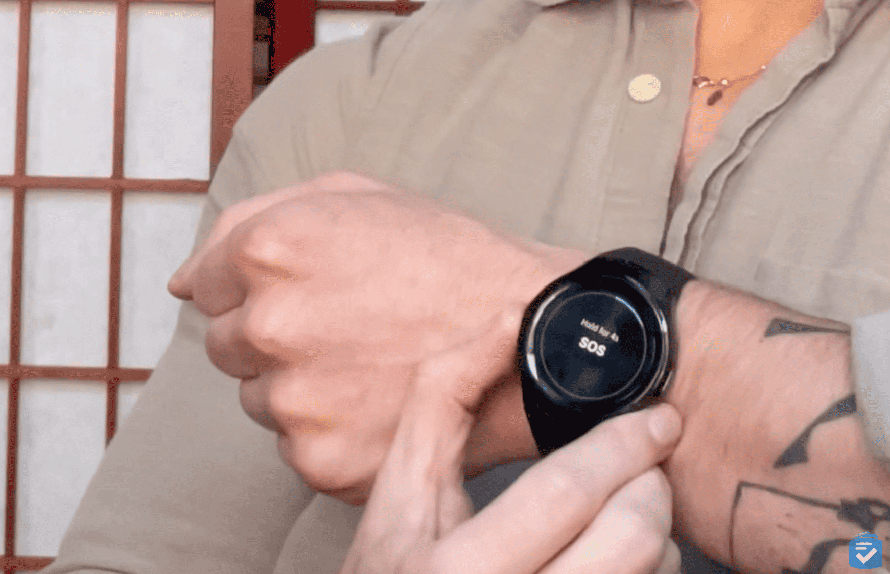 Placing a Call with the SOS Smartwatch
