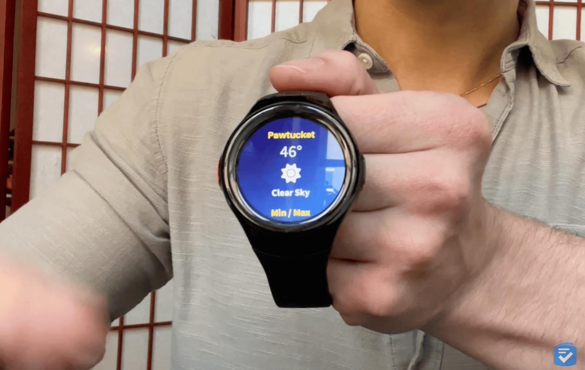 SOS Smartwatch Weather App