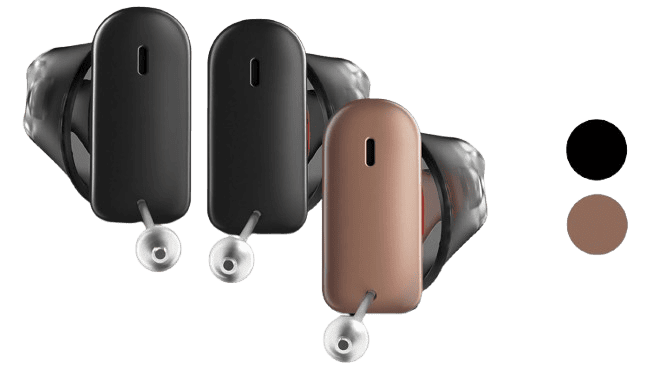 Signia's Silk Charge&Go IX models come in mocha and black