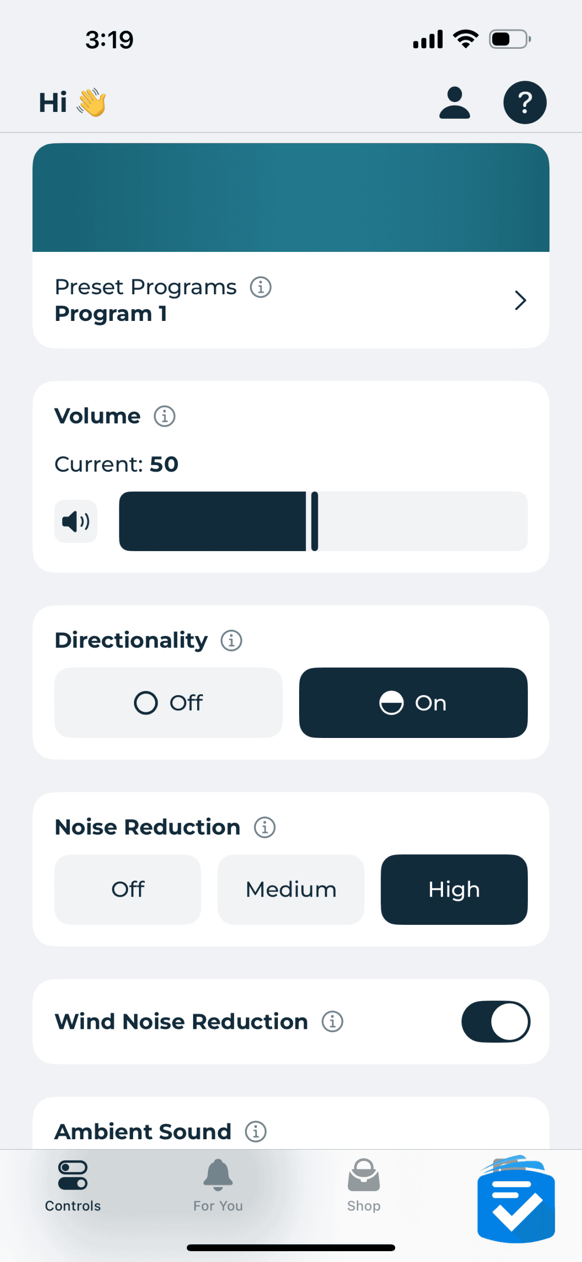 Lexie App Controls Lexie App Controls