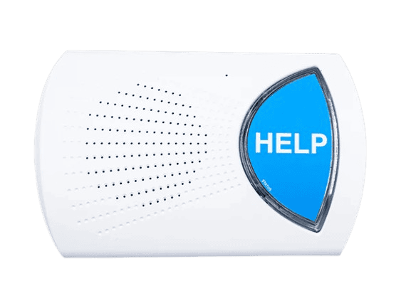 The Classic Landline comes with a wearable pendant. The Classic Landline comes with a wearable pendant.